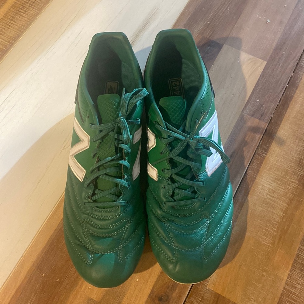 Green New Balance Cleats 9.5